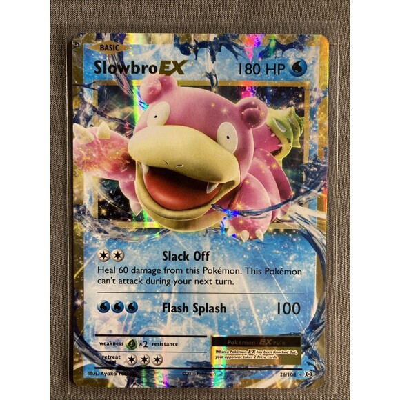 Pokemon TCG: Slowbro & M Pidgeot EX (2016) XY Evolutions Rare Holo Cards - Picture 4 of 5